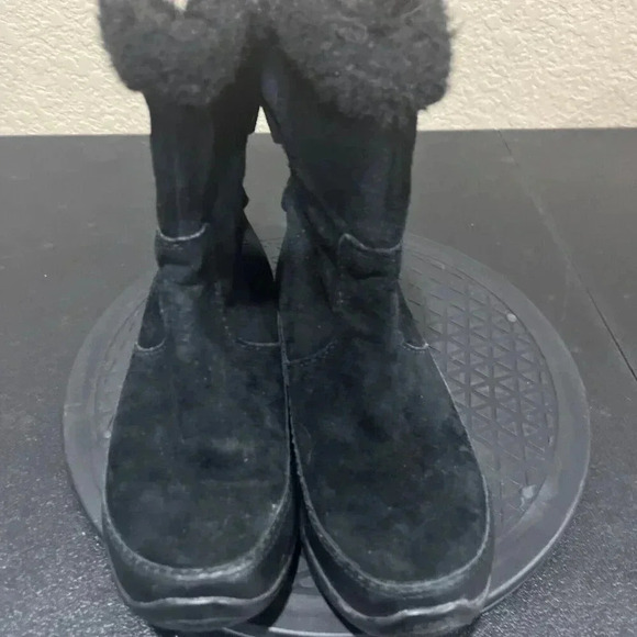 North Face Size 6 Abby Chukka Low Boot Winter Grip Lug Nubuck Leather Insulated - Picture 3 of 8